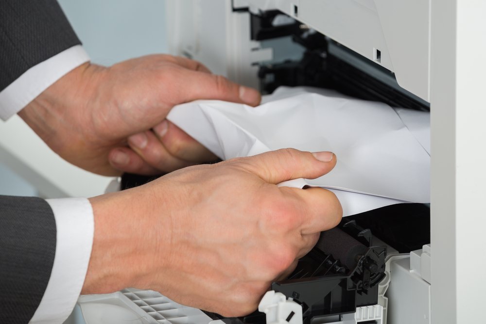 How to fix a paper jam in a printer